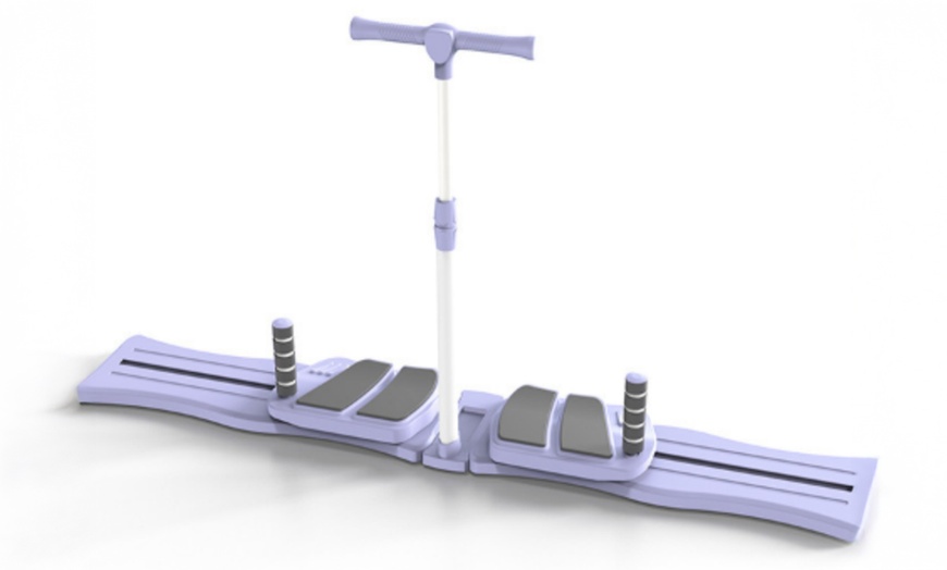 Image 2: 4-in-1 Pilates Board, Compact and Versatile with Resistance Bands