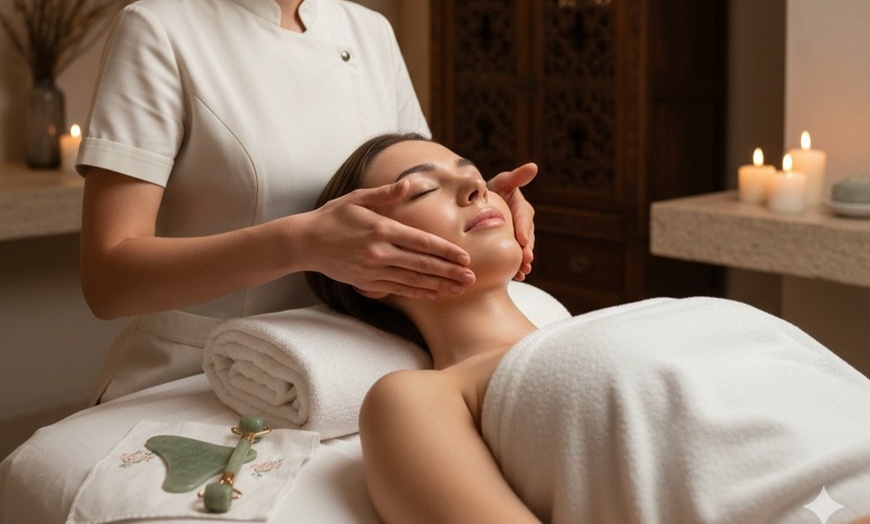 Image 1: 1-2 Sessions Kobido Face Lift & Dien Chan Reflexology 30–45 Mins