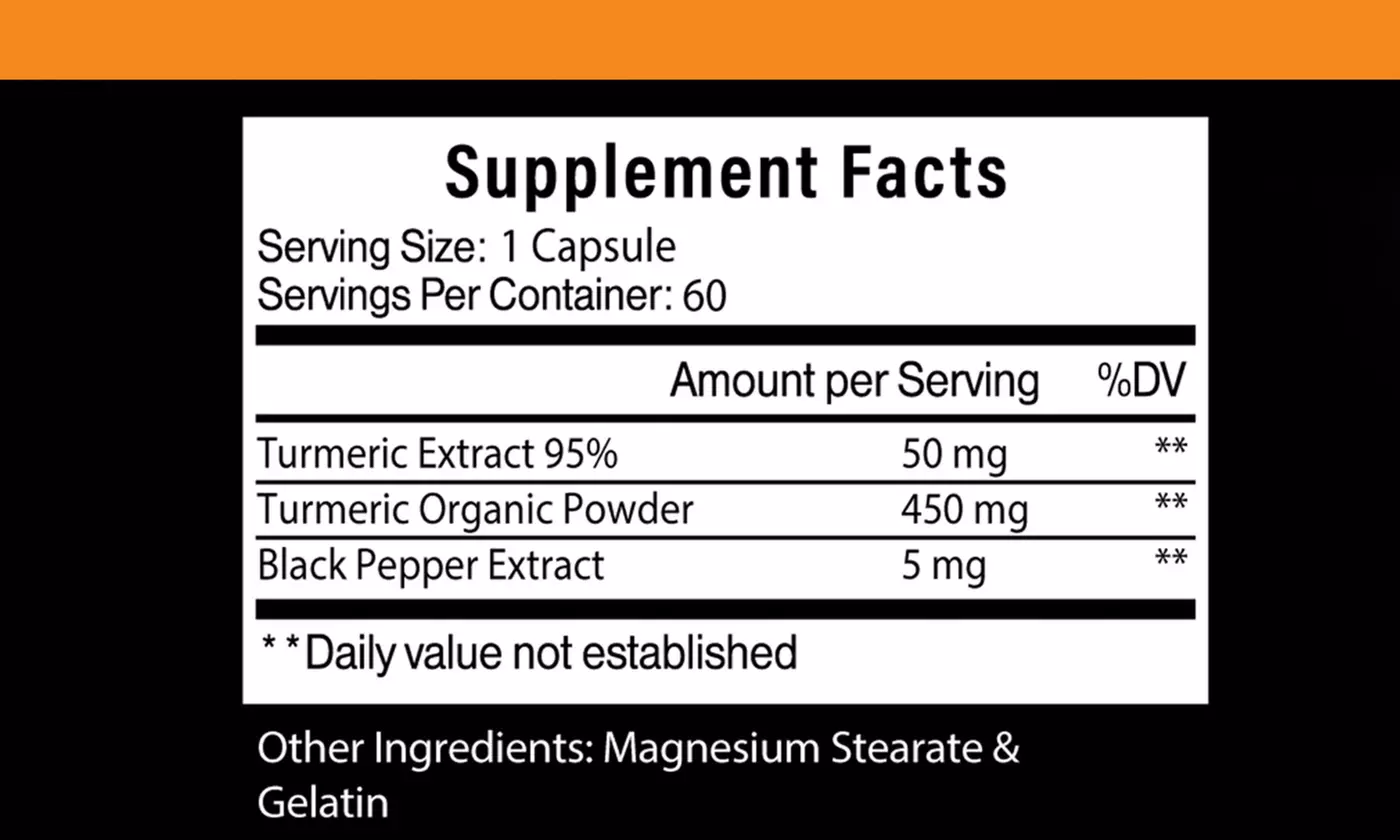 Angry Supplements Ultra Pure Turmeric and Joint Support w. Glucosamine