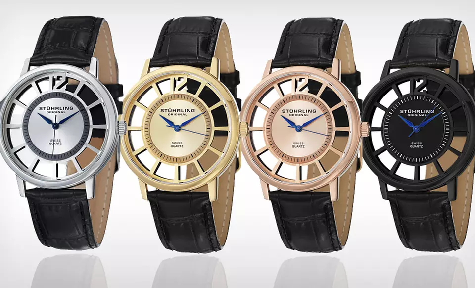 $59.99 for a Stührling Original Men's Watch ($345 List Price). 4 Designs Available. Free Shipping and Returns. - Primary Image