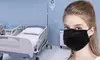 Non-Medical Disposable 3-Ply Black Face Masks (Multi-Packs Available)