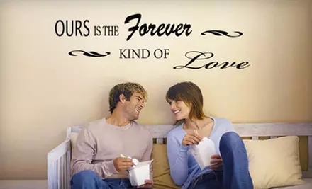 $20 for a 46"x13" Expressive Vinyl Wall Decal from Signature Decals ($45.95 Value) - Primary Image