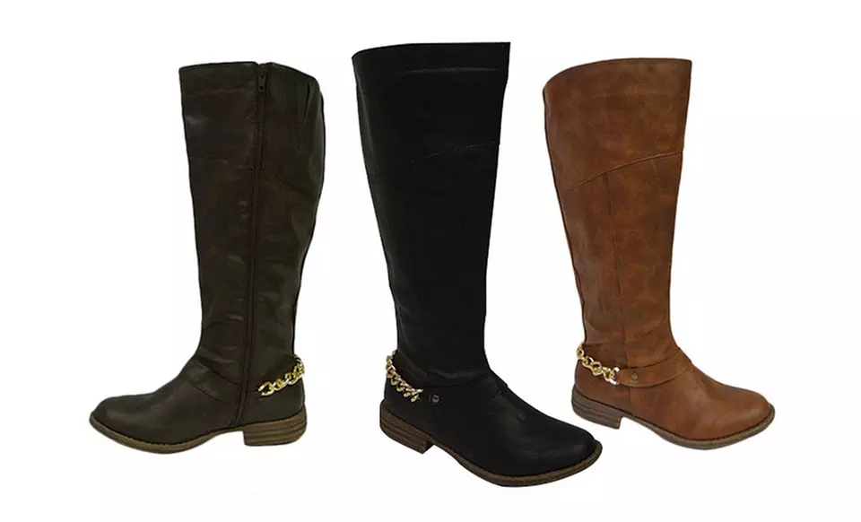 Shoes of Soul Riding Boots in Black, Chocolate, or Tan. Free Returns. - Primary Image