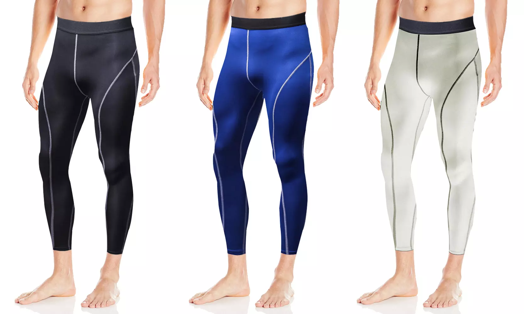 Men's Active Performance Quick-Dry Compression Pants - Primary Image