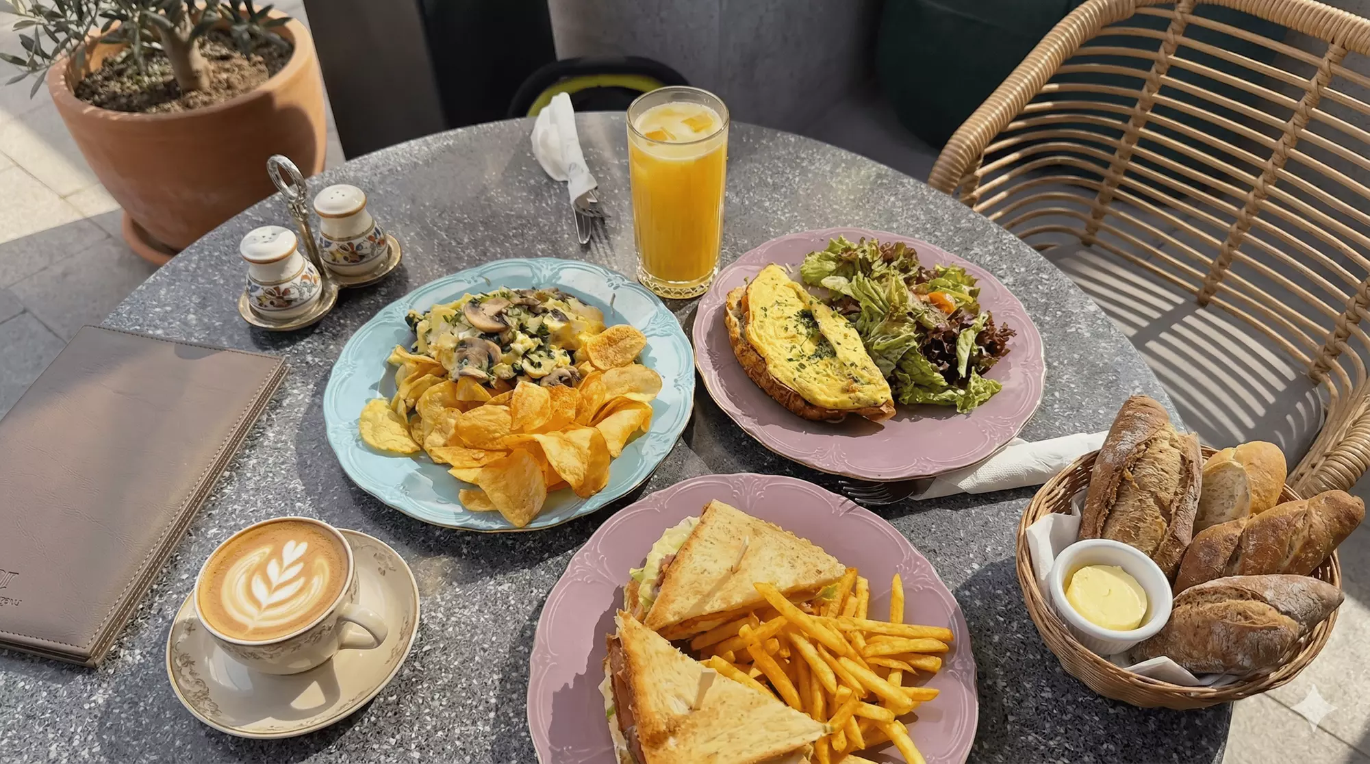 For One, Two or Four People: Two-Course Meal + Drink