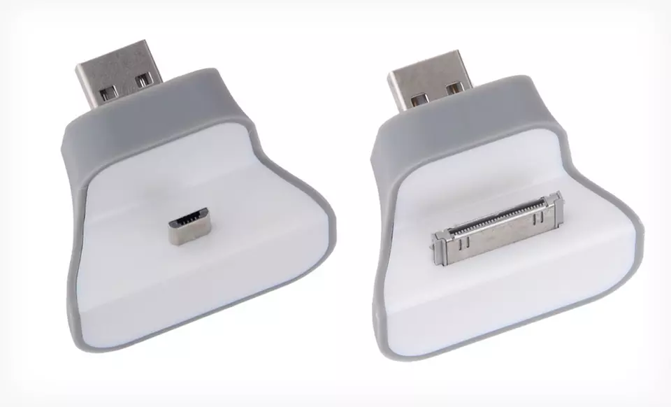 $9.99 for an iDock MicroUSB or 30-Pin Cable-Free Wall Charger ($49.99 List Price). Free Returns. - Second Medium