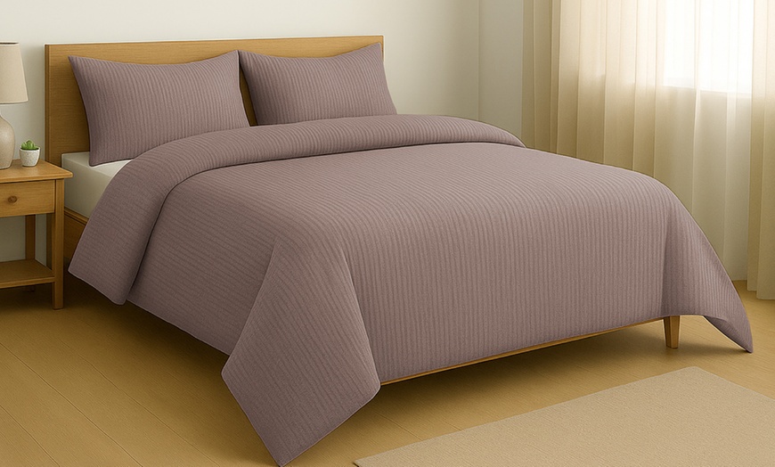 Image 7: Parure copripiumino Seer Sucker