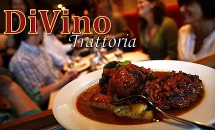 $25 for $50 Worth of Traditional Italian Fare and Drinks at Divino Trattoria  (or $25 for $55 if Redeemed Monday through Thursday) - Primary Image