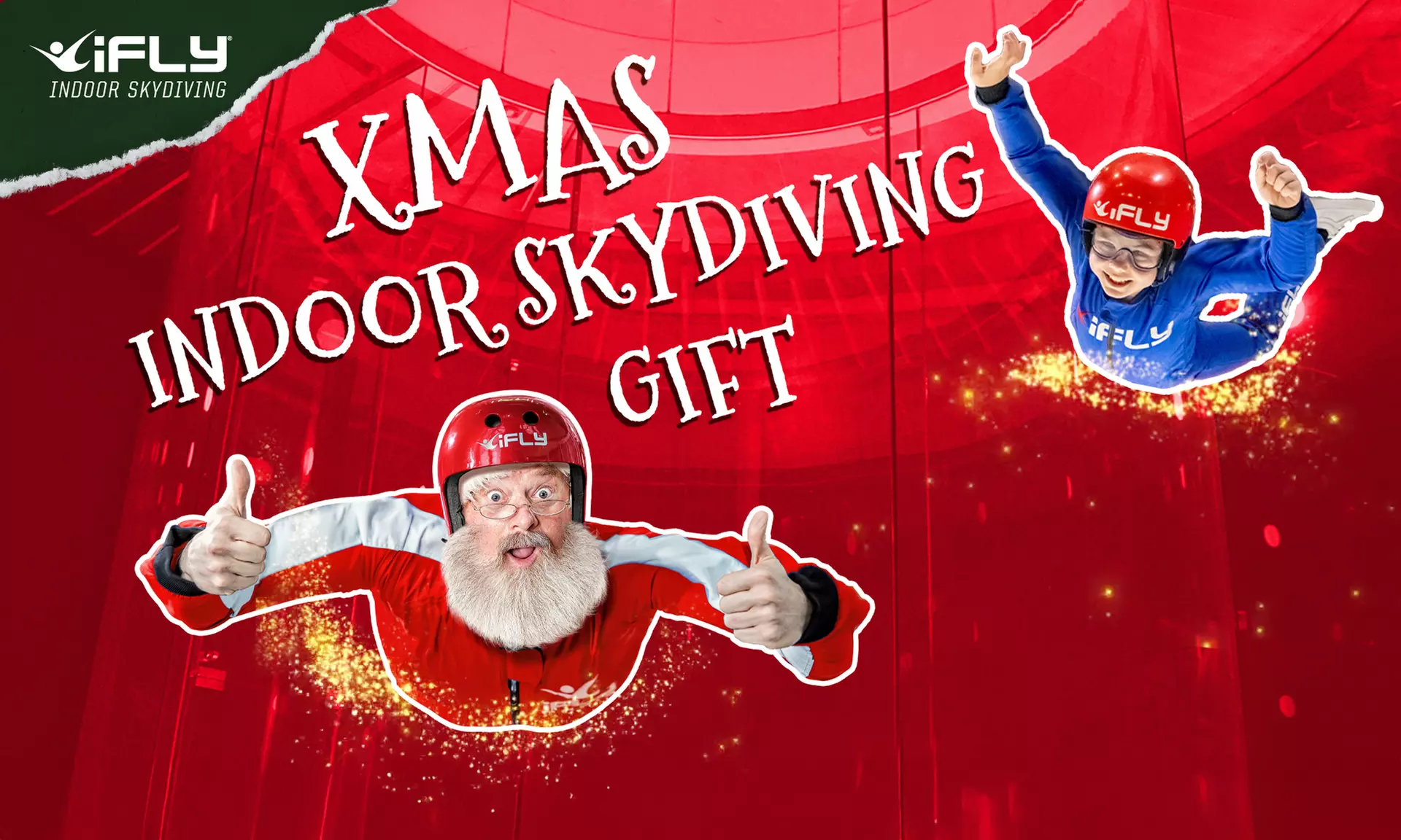 This Christmas Fly on Cloud Nine with Indoor Skydiving Experience at 5 iFLY UK Locations - Up to 55% Off - Primary Image