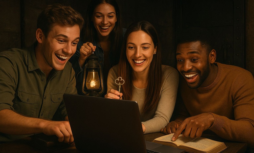 Image 1: Ontsnap online met zes unieke escape rooms vol mysterie en actie