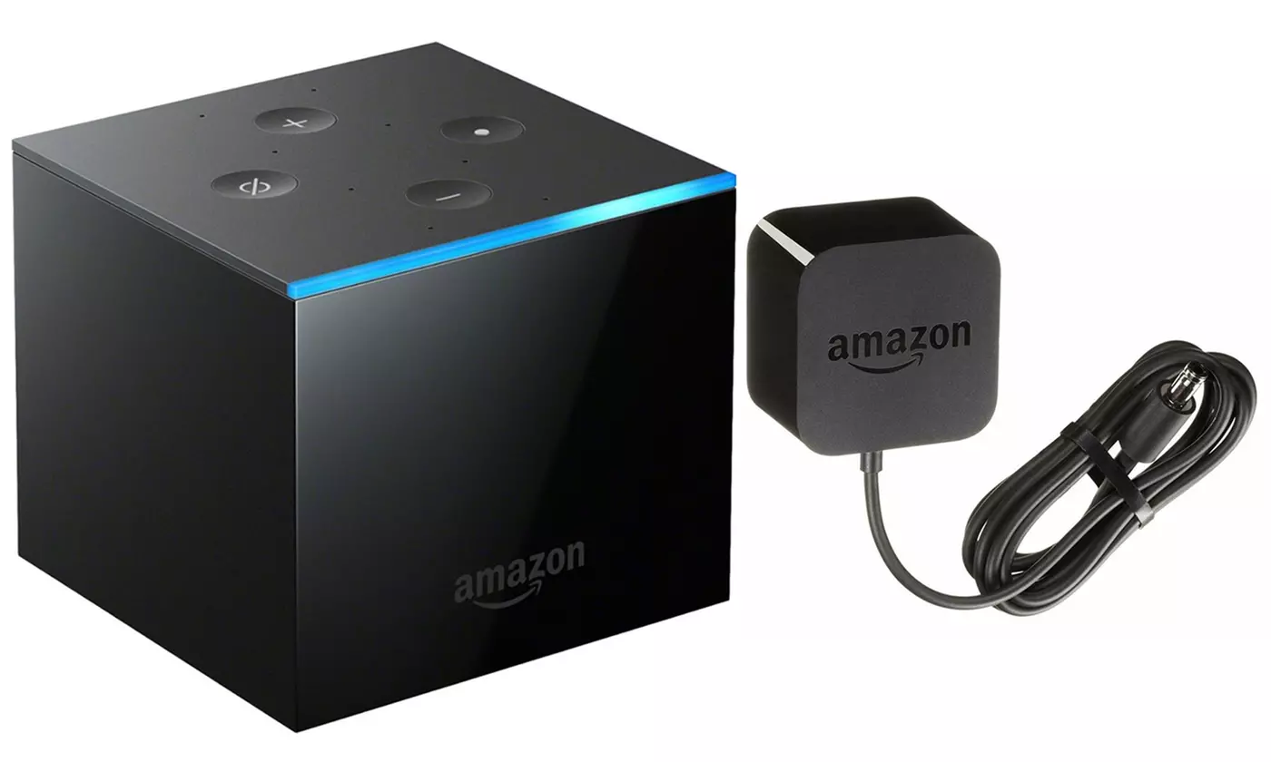 Amazon Fire TV Cube with 4K Ultra HD and Alexa Support (Refurbished A-Grade) - Primary Image