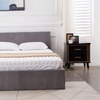 Image 4: Gas-Lift Ottoman Bed Frame with Under-Bed Storage