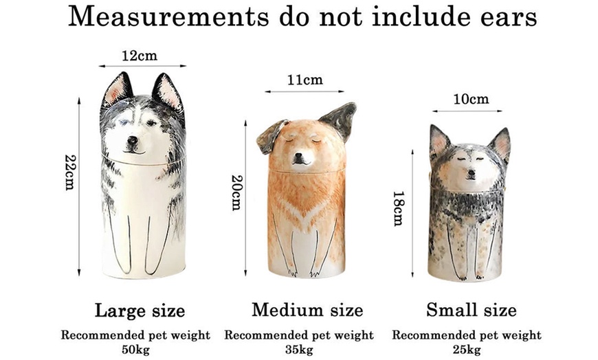 Image 7: Mémoire éternelle, amour intemporel : urne en céramique pour animal