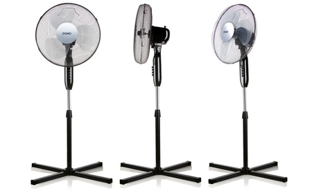 Ventilateur sur pied Domo 40 cm, 3 vitesses, hauteur réglable
