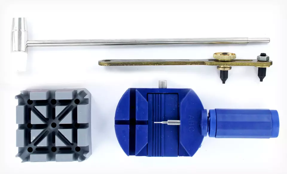 $9.99 for 16-Piece Watch Repair Tool Kit and 10-Pack of Batteries ($12.99 List Price). Free Returns. - Second Medium