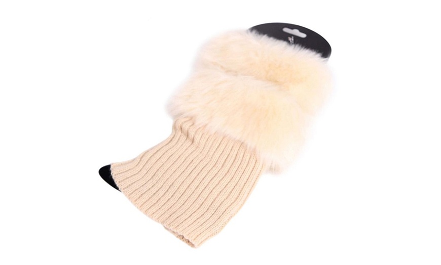 Image 3: Warm Fur Socks for Boots