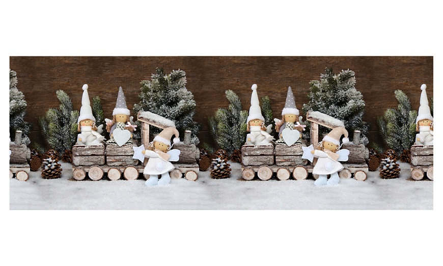 Image 2: Alfombra con diseño navideño rectangular