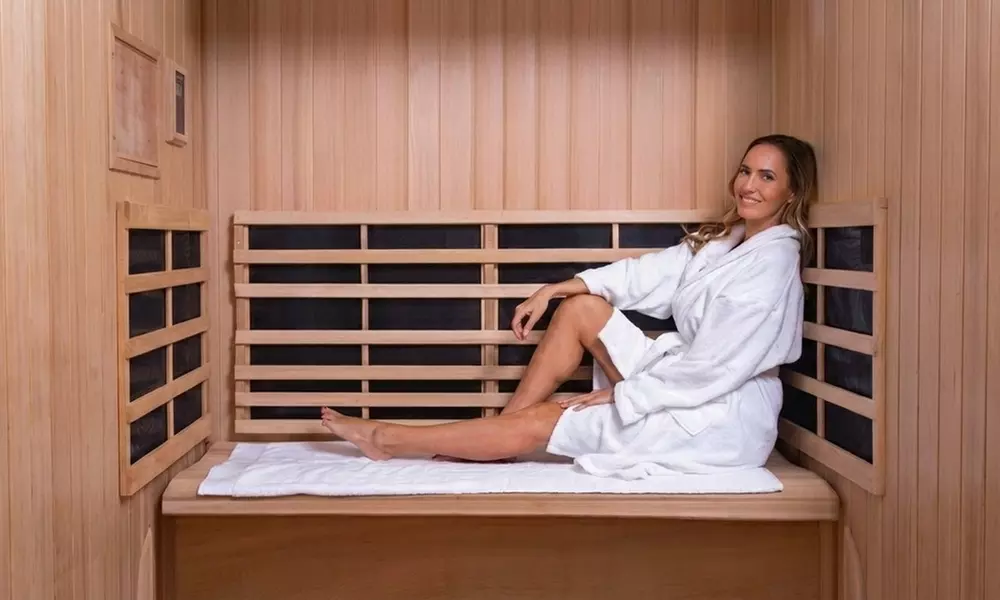 3 Sauna Options: 1, 2 or Unlimited Month Red Light Infrared Salt Therapy at Ultimate Tanning(Up  To 64% Off)