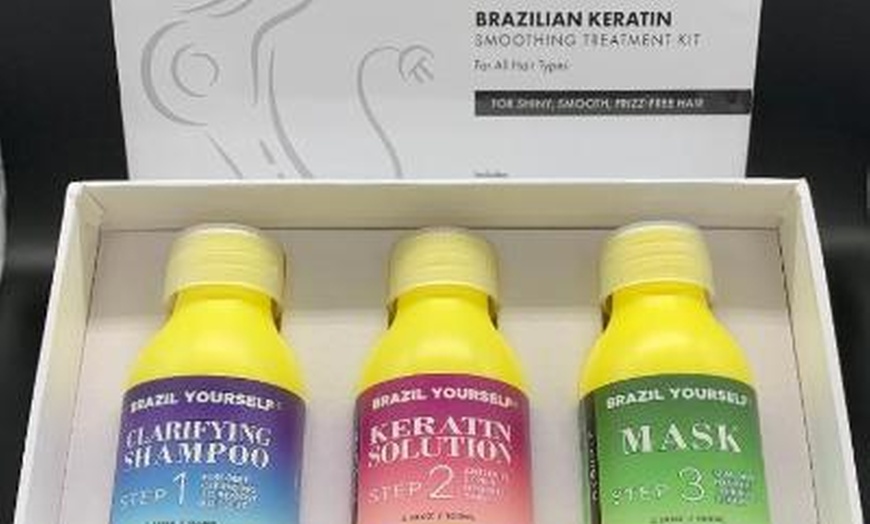 Image 3: Enjoy Smooth Frizz-Free Hair: Brazilian Keratin Blowout Treatment Kits