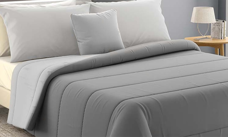 Image 5: Edredón matrimonial de invierno doble cara