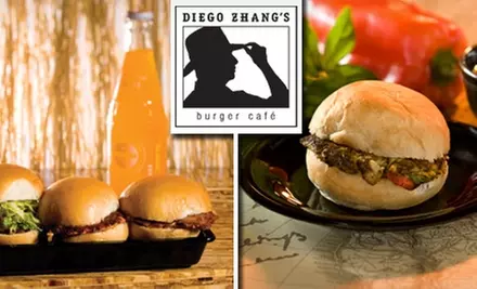 $10 for $20 Worth of Burgers and Bites at Diego Zhang's Burger Café - Primary Image