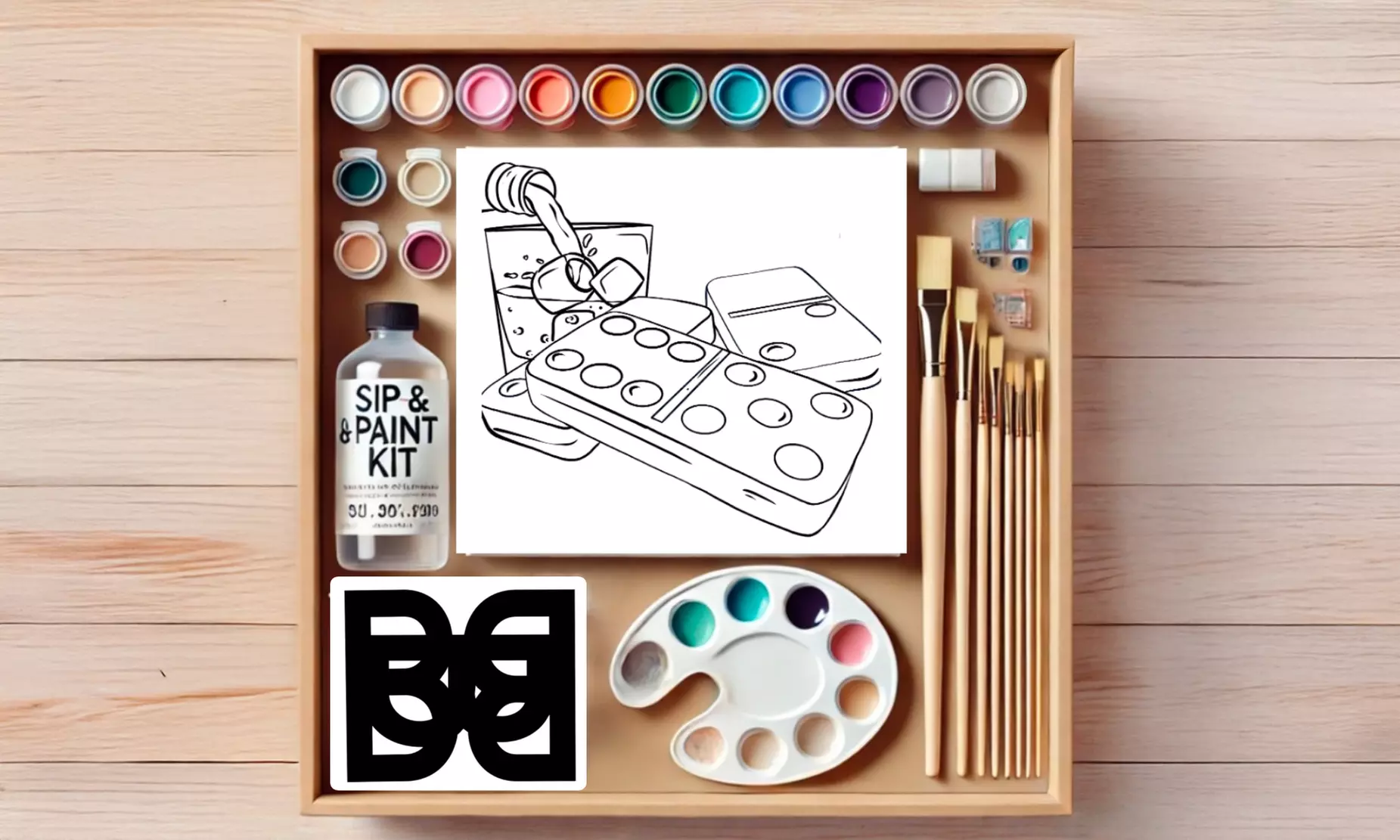 Unleash Creativity with Take-Home Sip & Paint or Date Night Kits Pack