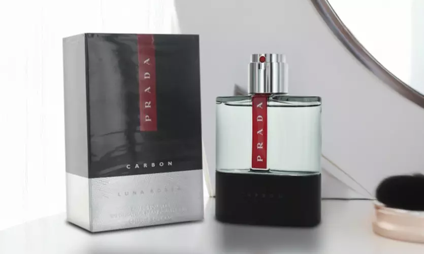 Prada Luna Rossa Carbon Eau de Toilette Spray for Men 3.4 Fl. Oz. BOXED - Primary Image