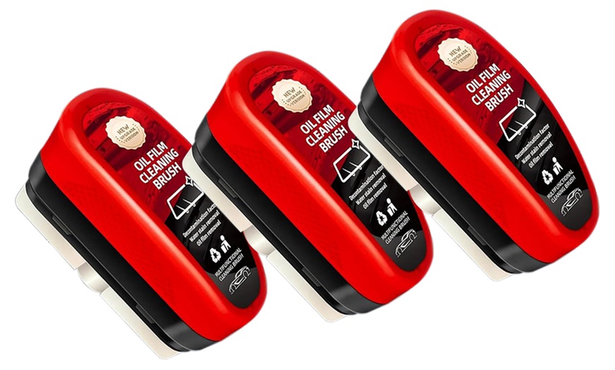 Image 3: Car Windscreen and Glass Oil Film Cleaner Brush
