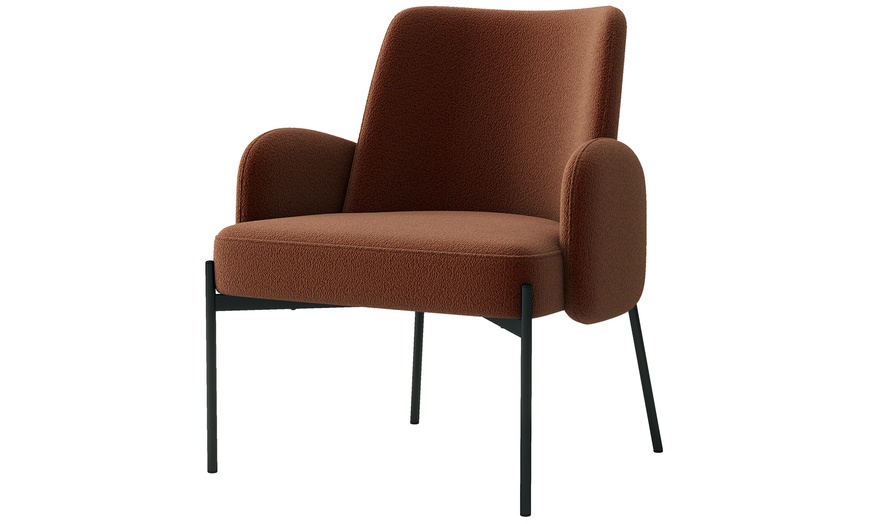 Image 10: Fauteuil en "Alexis" de Doosense en tissu cozy 