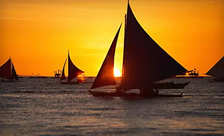 $99 for a Three-Hour Sunset Cruise with Champagne for Up to Six from Vayu Sailing ($200 Value) - Primary Image