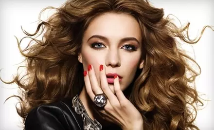 Hair Services or Pedicure and Shellac Manicure at Trade Secrets - Primary Image