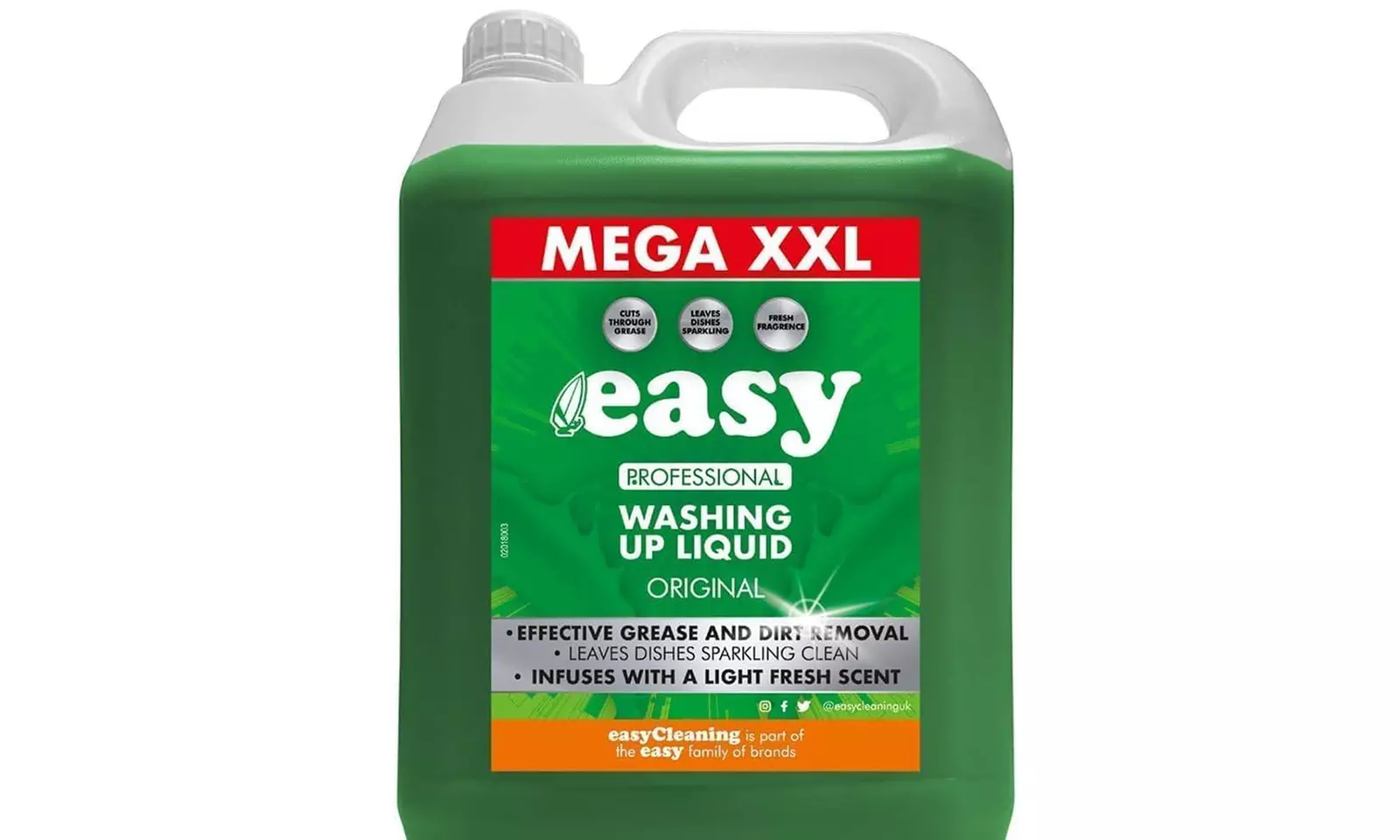 Easy Original Washing Up Liquid 5L - Primary Image