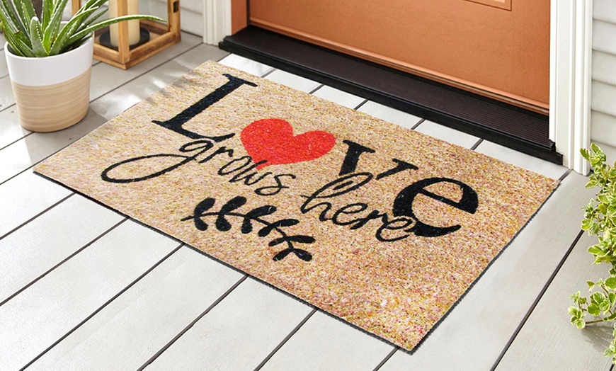 Image 21: Zerbino in cocco con retro antiscivolo