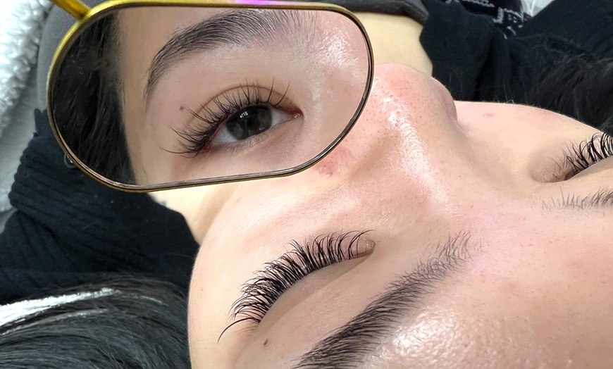 Image 1: Lash Extensions + Optional Fill or 3D, 4D or 5D Volumes or Lash Lift