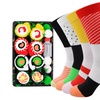 Image 3: 3, 4 or 5 Pairs of Salmon Sushi Funny Socks