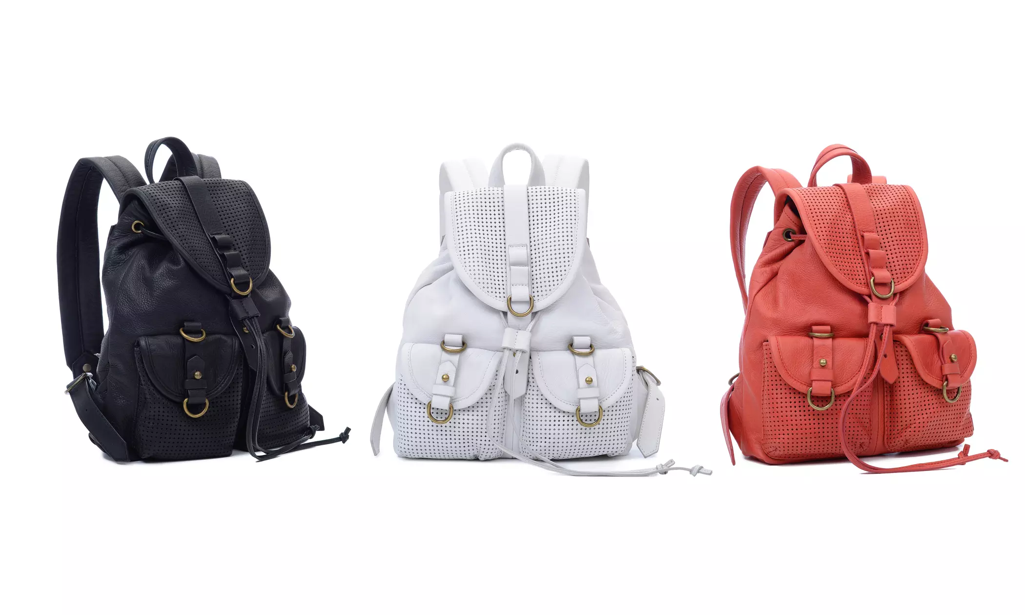 Joelle Hawkens Leather Backpack | Groupon Goods display picture 2