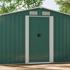 Image 10: Large Metal Garden Tool Storage Shed in 6 Styles