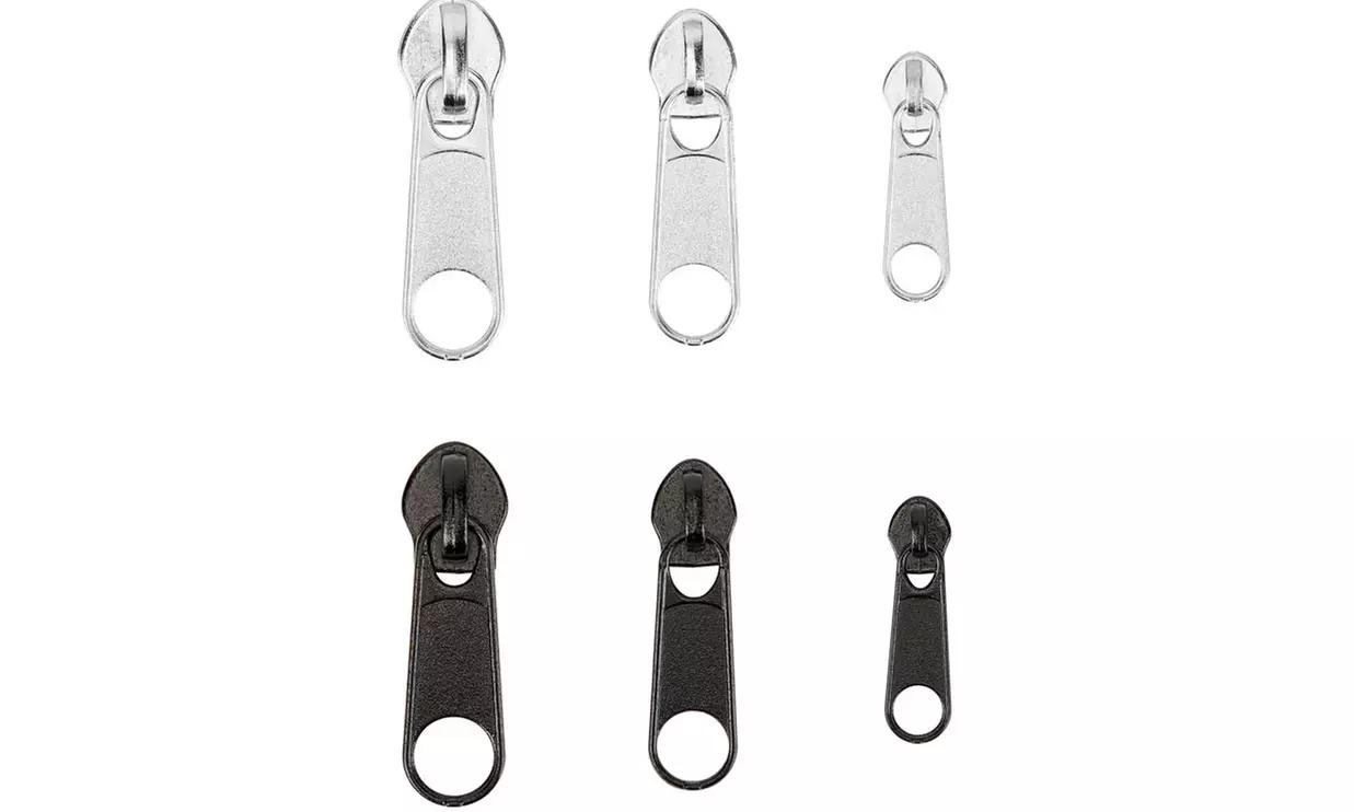 85Pcs Zipper Repair Kit & Replacemen Zipper Slider Set with Pliers