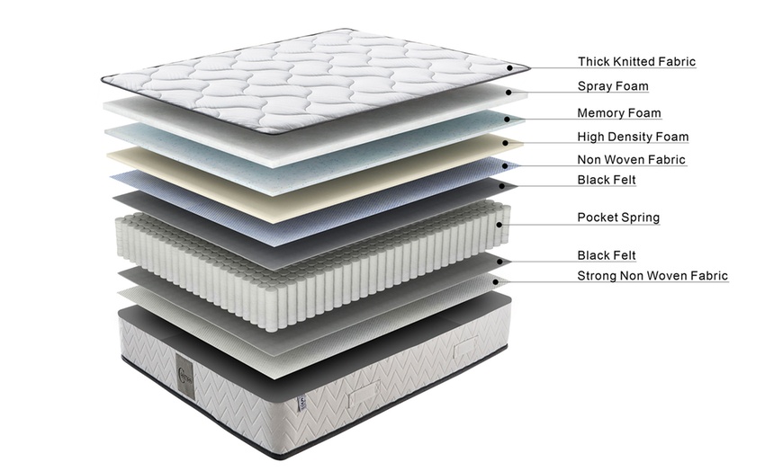 Image 10: Letto contenitore Colisée in tessuto Sampur