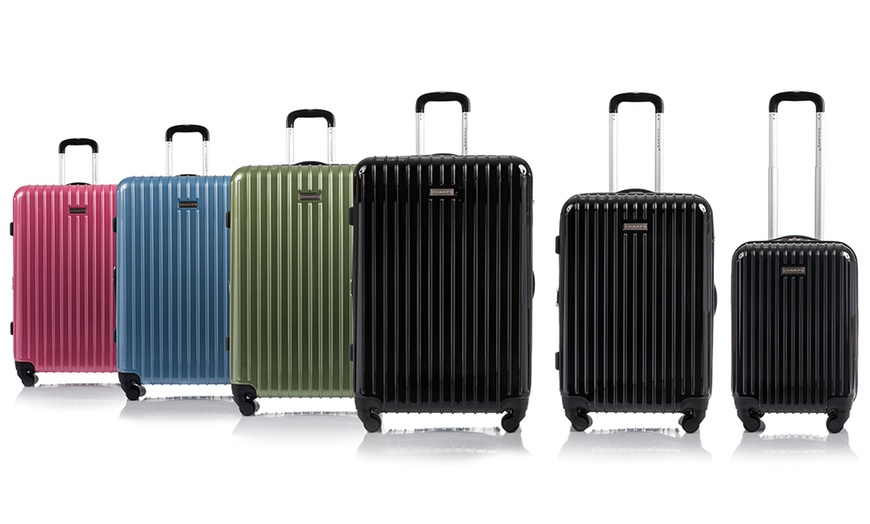 Image 1: 3 Polycarbonate Suitcases