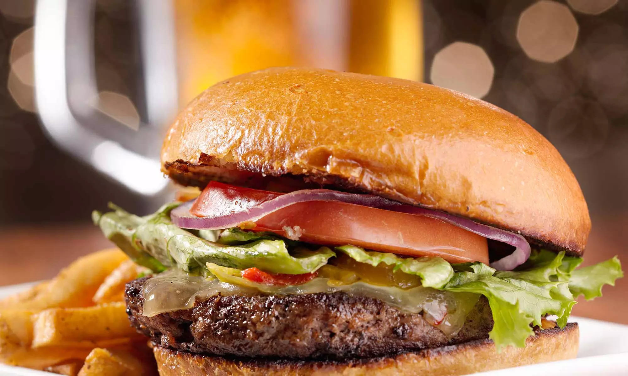American Food and Beer at BrewBurgers (Up to 43% Off). Two Options Available. - Primary Image