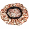 Image 30: Women Satin Night Sleep Cap Hair Bonnet Hat Silk Head Cover Wide Elastic Band
