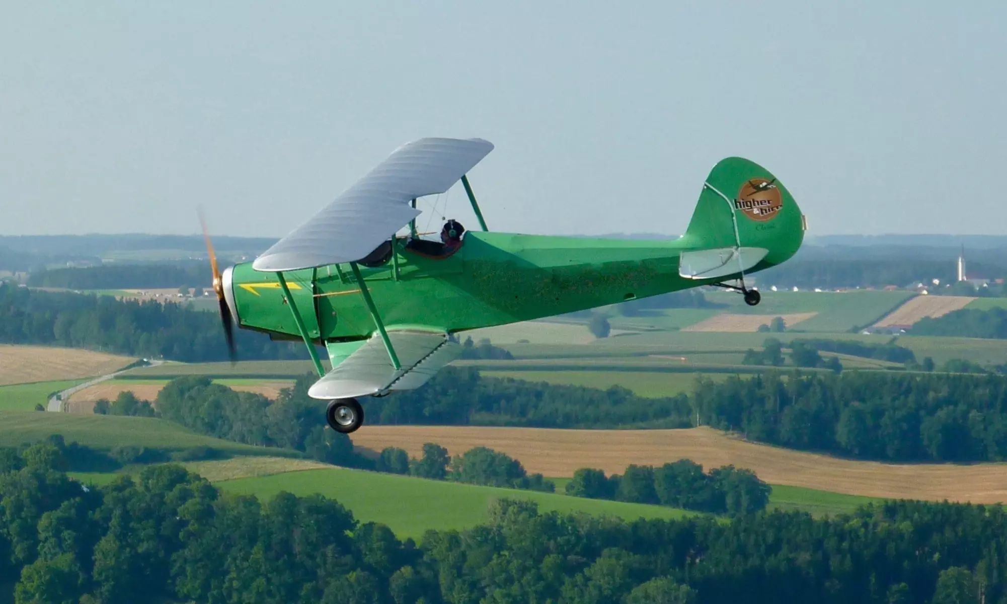 15 Min. oder 30 Min. Schnupperflug im offenen Doppeldecker für 1 Pers.