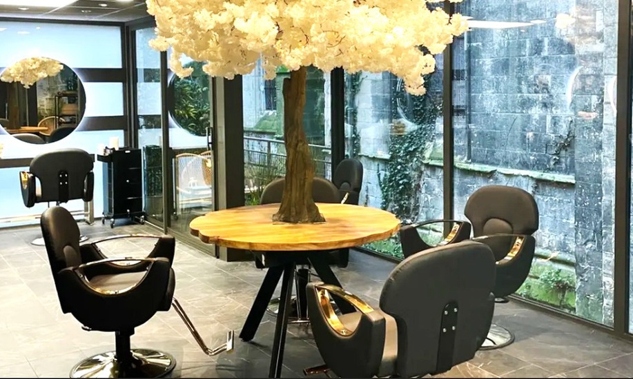 Shampoing, coupe & brushing, balayage 24 carats ou couleur en option