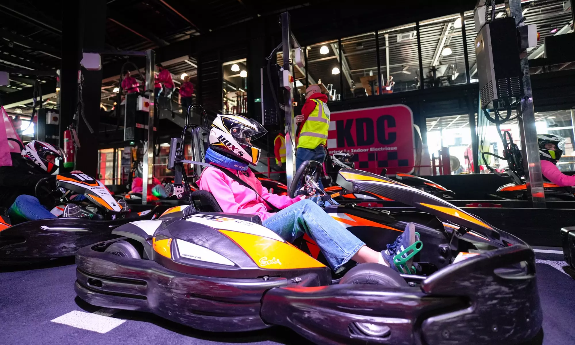 Session de karting éléctrique pour enfants et adultes à Chartres