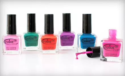 $16 for a Set of Six Color Club Neon Nail Polish ($48 Value) - Primary Image
