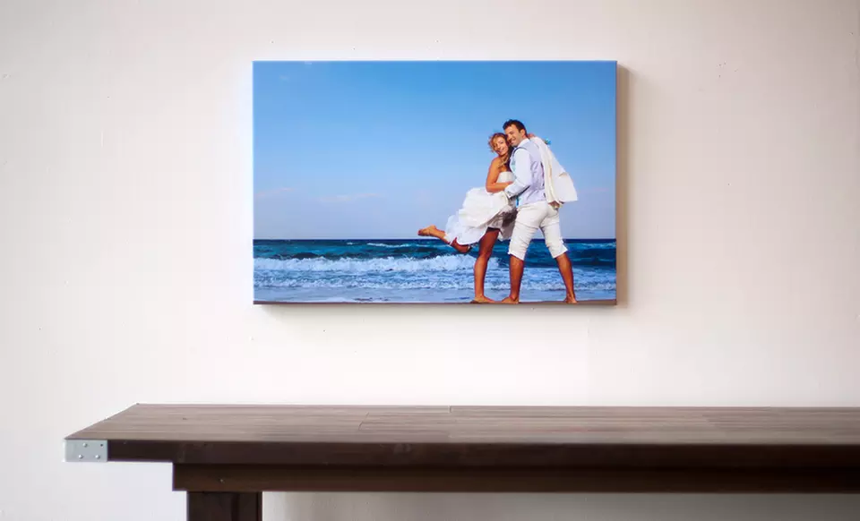 Photo Canvas Prints from Stretch and Staple (Up to 60% Off). Three Options Available. - Primary Image