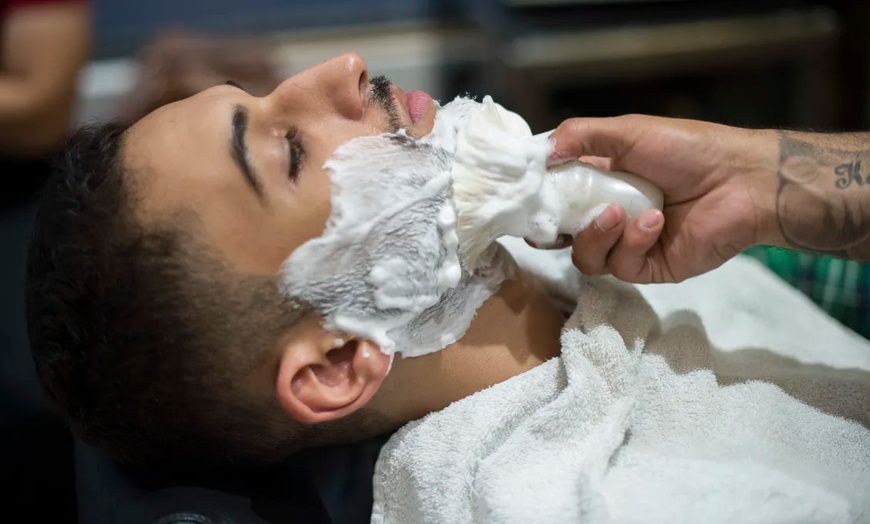 Image 3: Men's Haircut/Skin Fade with Optional Beard Trim or Hot Towel Shave