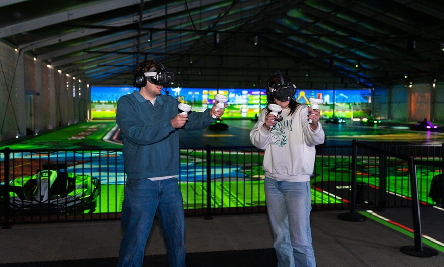 Image 6: Up to $200 to Spend at AU's Longest Indoor Electric Go-Kart Track