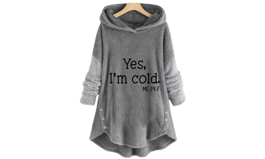 Image 6: Yes I Am Cold Hoodie